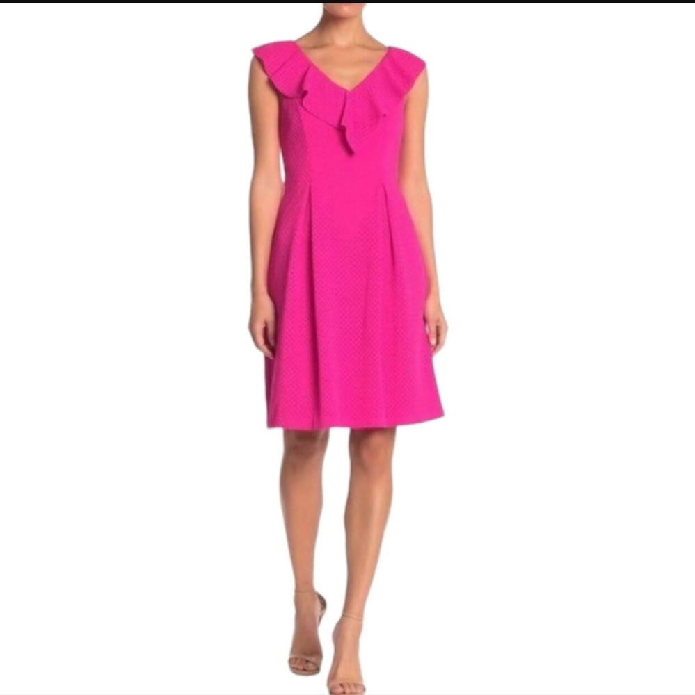 Eliza J Pink Sleeveless A-Line Mini Dress